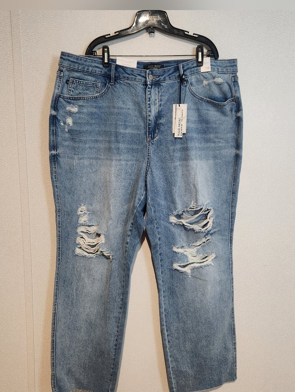 Judy Blue 90's Straight High Waist Jeans Womens 22W Stretch New